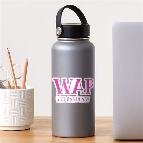 Wap Wet Ass Pussy Sticker For Sale By Awfulwaflepress Redbubble