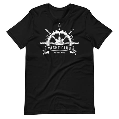 Yacht Club Portland Dark Short Sleeve Unisex T Shirt