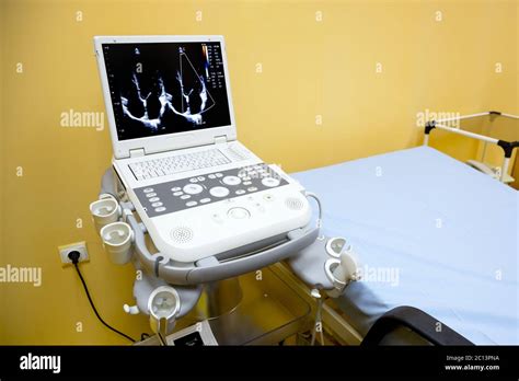 Ultrasonography Ultrasound Machine In Hospital Stock Photo Alamy