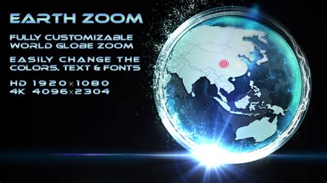 Sign up for free today! Earth Zoom by Edux-Media | VideoHive