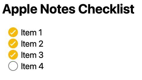 How To Make A Checklist In Apple Notes Mobile And Desktop Techsnivel