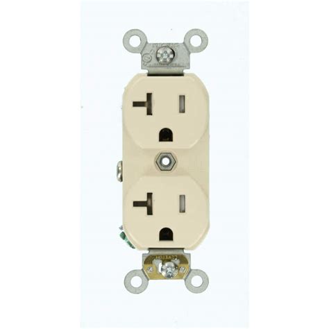 Leviton 20 Amp Commercial Grade Tamper Resistant Side Wired Self