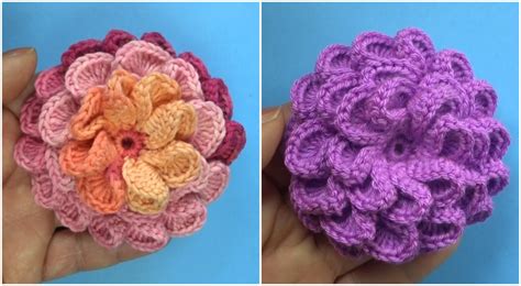Printable wood carving patterns make it easy to get started on a wood carving hobby. Crochet Beautiful 3D Flower Free Pattern Video - ilove ...