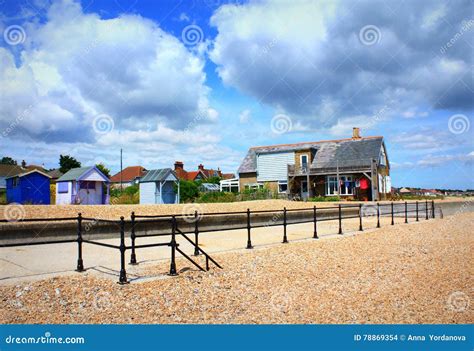 Beach Huts Kingsdown Village Kent United Kingdom Stock Photo Image Of