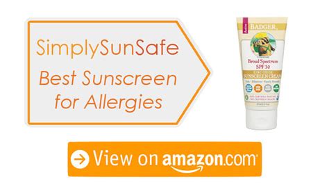 Treatment for a sunscreen allergy is similar to that of other allergic skin reactions. Best Sunscreen for Allergies in 2019 - SimplySunSafe
