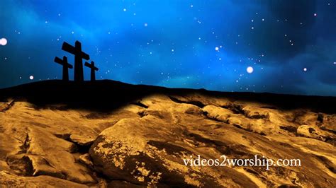 Three Crosses Seamless Easter Worship Motion Youtube