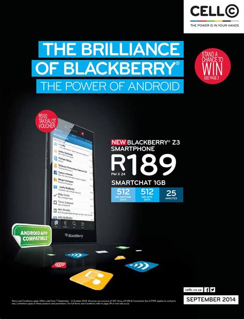 September 2014 Franchise Booklet By Cell C South Africa
