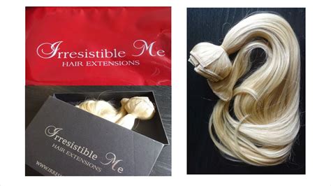 Irresistible Me Hair Extensions Unboxing Youtube