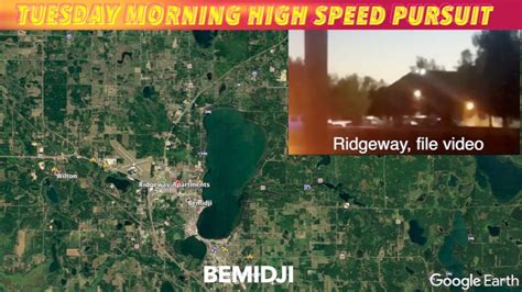 Early Tuesday Morning High Speed Pursuit In Bemidji Driver Arrested On