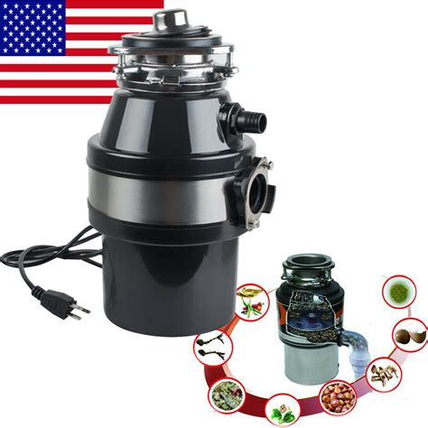 Food and toilet waste disposer, quartz stone sink. 2600RPM Electric Kitchen Waste Disposer Home Food Garbage ...