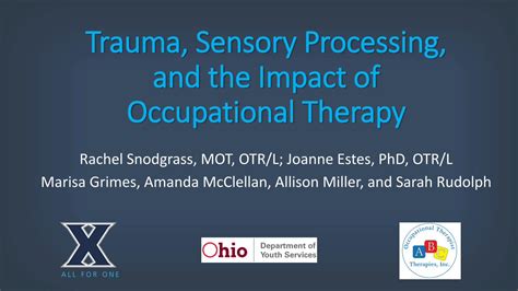 Pdf Trauma Sensory Processing And The Impact Of Occupational