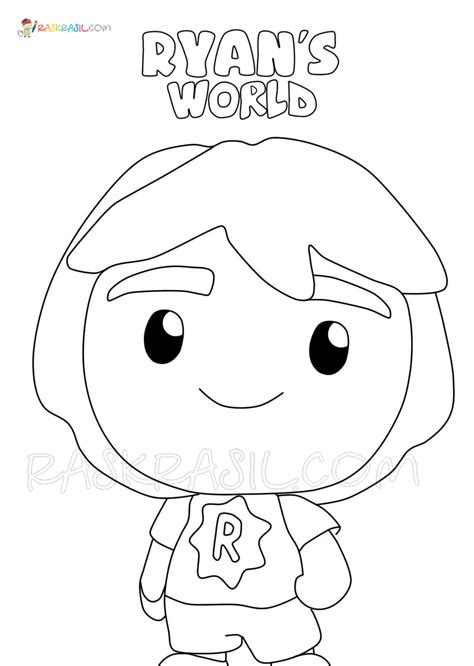 Trains are interesting machines to look at, aren't they? Ryan's World Coloring Pages | 20 New Coloring Pages Free Printable