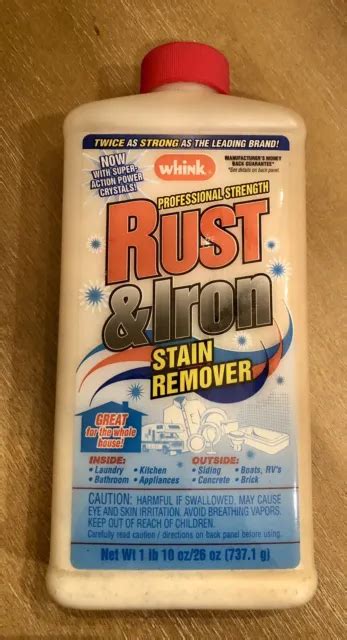 Whink Professional Strength Rust And Iron Stain Remover 26 Oz 3745