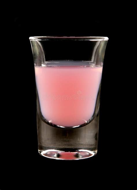 Pink Alcoholic Shot Stock Image Image Of Pink Party