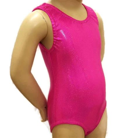 Girls Size 5 Gymnastics Leotard Hot Pink Sparkle Gymnastics Etsy