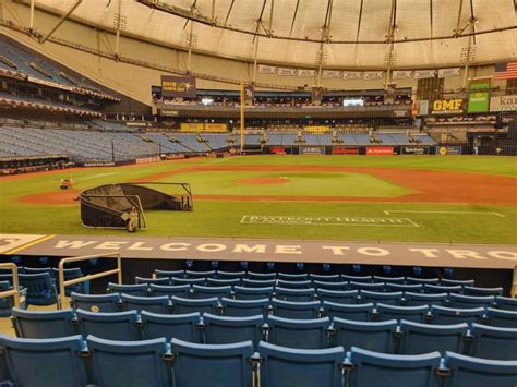 Tropicana Field Detailed Seating Chart With Rows