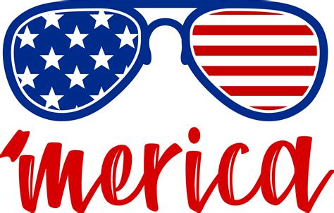 Merica Shades Svg 4th Of July Svg Independence Day Sv