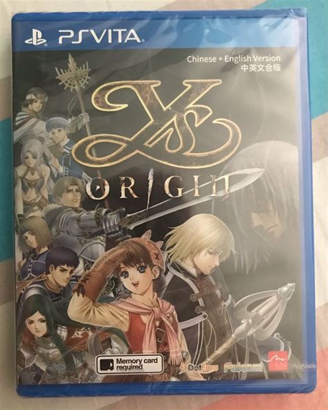 Ys Origin Ps Vita Game Video Gaming Video Games Playstation On Carousell