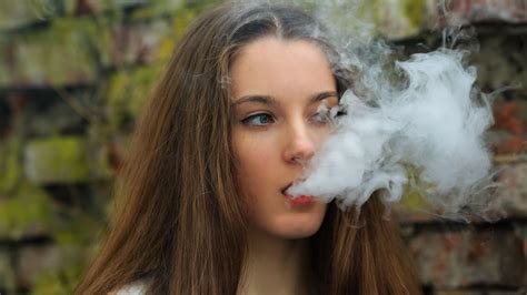 Young Girl Smoking Telegraph