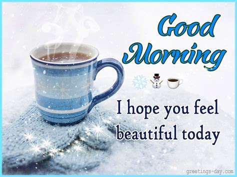 A Good Morning Winter Day ⋆ Greetings Cards Pictures Images ᐉ All