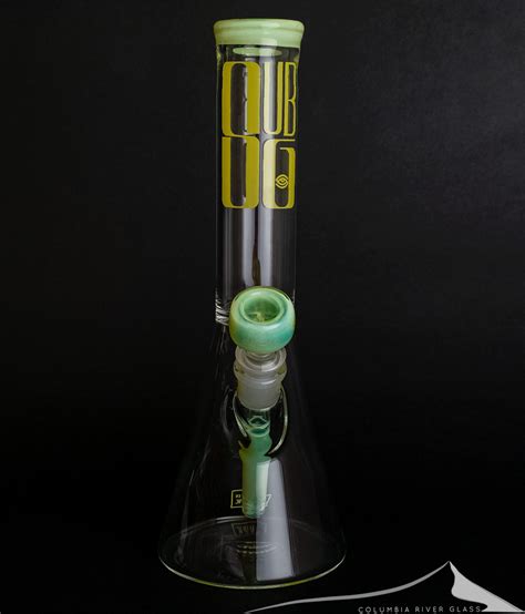 Subliminal Glass Small Beaker Bong - Columbia River Glass