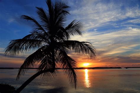 Sunset From The Florida Keys This Evening Photo From Klowehamilton