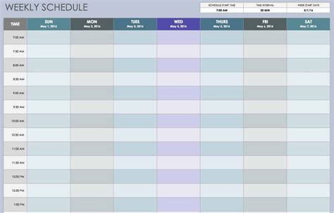 10+ Printable Daily Schedule 30 Minute Increments Gif | Printables Collection
