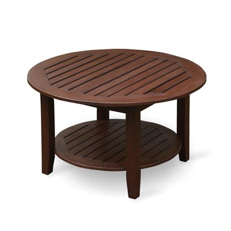 Target/patio & garden/outdoor coffee tables (153)‎. Cambridge Casual Wales Round Wood Outdoor Coffee Table-HD ...