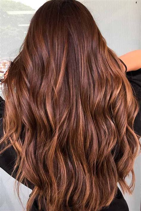 48 Flattering Style Options For Brown Hair With Highlights Amber Hair