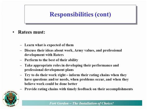 Performance Goals And Expectations Examples Army Fresh Total Army