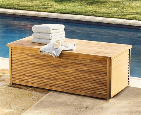 A Grade Teak 65 Premium Pool Cushion Storage Box Outdoor Garden Patio