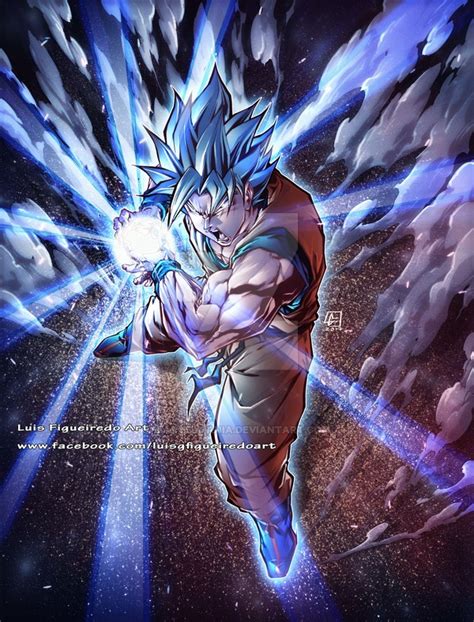 Goku stood no chance against jiren would vegito blue beat jiren? GOKU Super Saiyan God Blue COMMISSION by marvelmania on ...