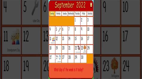 Starfall Calendar September 12 2022 And 9122022 Grandparents Day