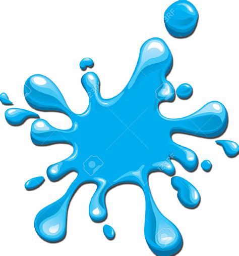 Cartoon Water Splash Png Isolated Image Png Mart