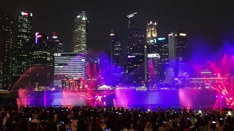 Spectra Marina Bay Sands Singapore A Water Light And Music Show Like No