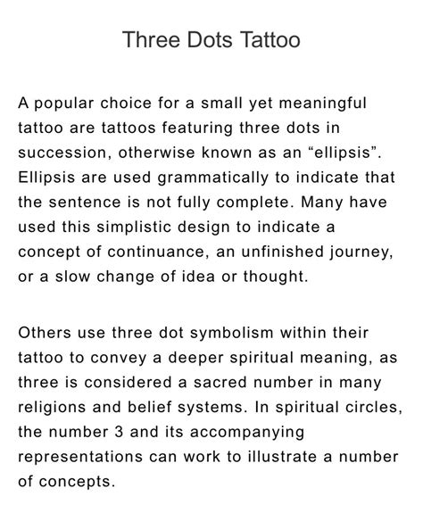 Giải Thích 3 Dot Tattoo Meaning đầy đủ Và Chi Tiết Nhất