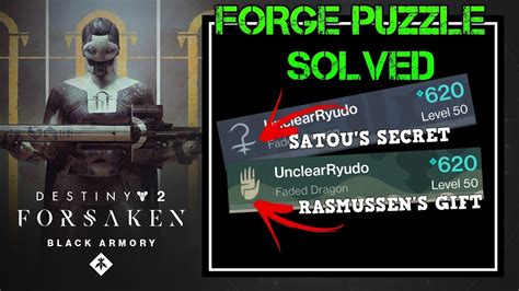 Destiny 2 How To Solve The Forge Puzzles And Hidden Emblems Volundr
