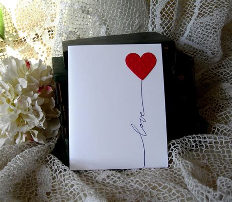 22 easy, unique, and fun diy birthday cards to show them your love. Handmade Greeting Card: Handmade Card. Heart, Love Note ...