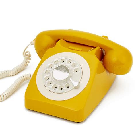 Black Gpo 746 Rotary Dial Corded Telephone Telephone Radio Television