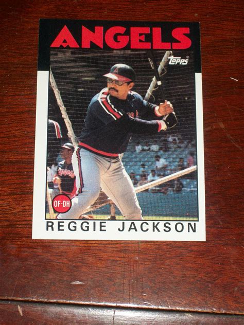 October did not get his first card until the 1969 set. Reggie Jackson 1984 Topps Baseball card