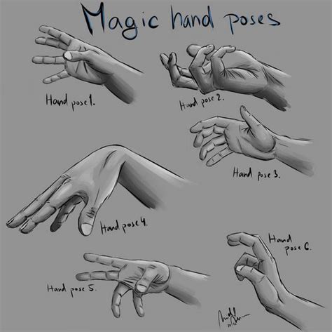 Magic Hand Poses Hand Drawing Reference Magic Drawing Drawings