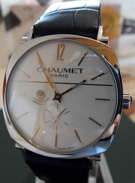 #chaumet… liked by vivian tan. Chaumet Dandy "The Pearl", White Dial, Leather Strap