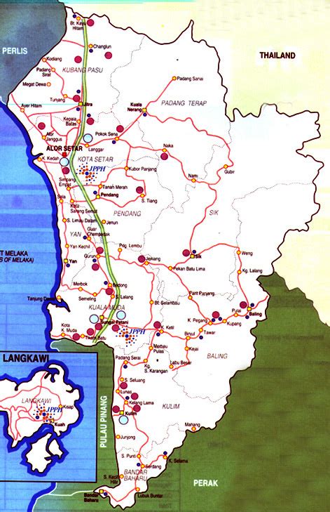 Expect to pay around £1.50* to £4.00* for a. Kedah Map listed by Malaysiamap.org Map of Malaysia Map ...