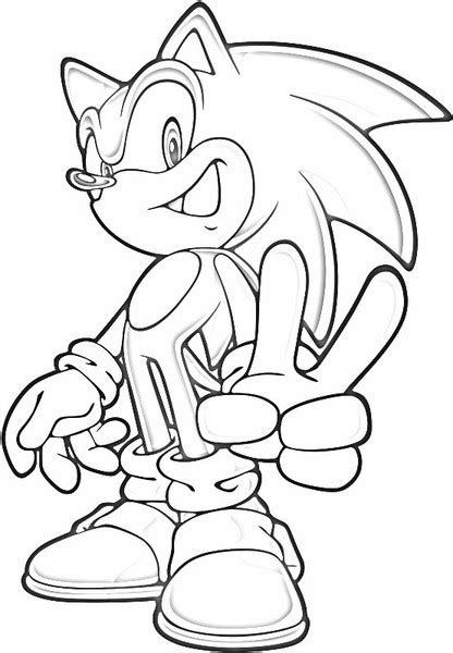 Coloriage Sonic Hugo L'escargot  Lokerins