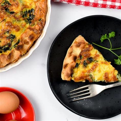 Sweet Potato Crust Quiche An Easy Spinach Quiche Sweet As Honey