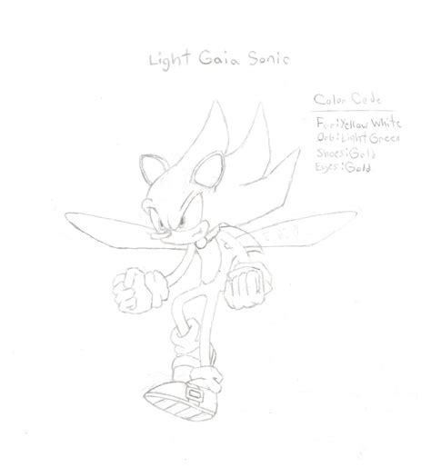 Light Gaia Sonic By Hummerh14 On Deviantart