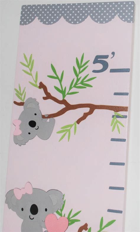 Cute Koala Bear Wall Art For Girls Nursery Or Girls Room
