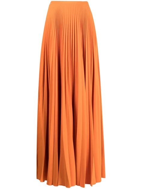 solace london fully pleated long skirt farfetch