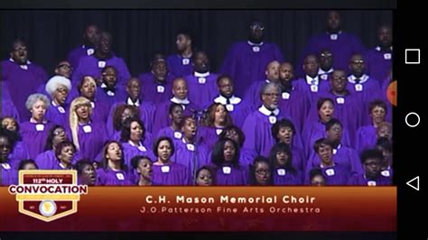 Cogic 112th Holy Convocation The Ch Mason Memorial Choir The Lords