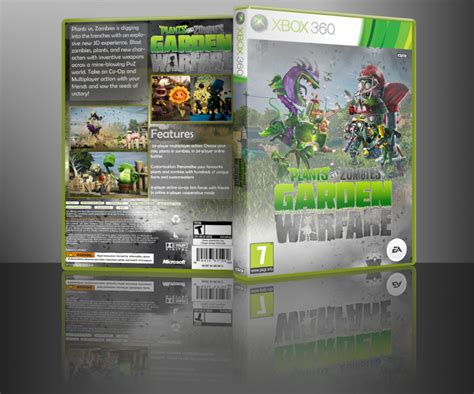 Plants Vs Zombies Garden Warfare Xbox 360 Box Art Cover By Alferedsphinx